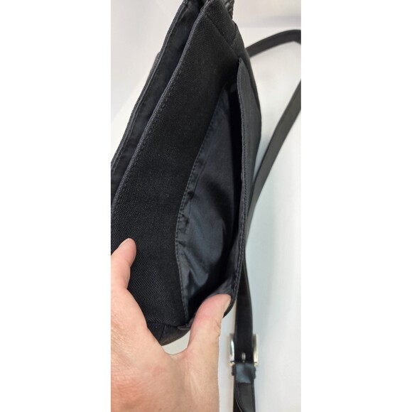 Canvas shoulder tote bag women's Many Compartments Cute Details 9" X 9" - Picture 7 of 7